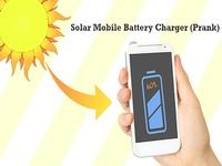 Solar Battery Charger Prank Solar Battery Charger Prank