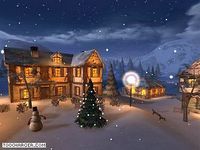 Winter Night 3D Screensaver Winter Night 3D Screensaver