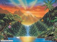 Paradise Falls Screensaver Paradise Falls Screensaver