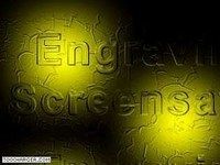Engraving Screensaver