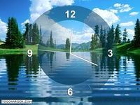 Lake Clock Screensaver Lake Clock Screensaver