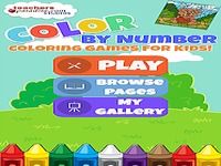 Color By Number Kids Art Game Color By Number Kids Art Game