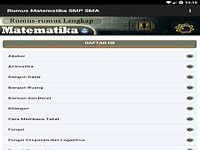 Rumus Matematika SMP SMA Rumus Matematika SMP SMA