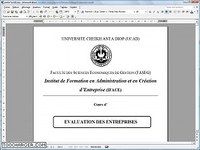 Evaluation d'entreprise MSG1-IFACE 2006/2007 Evaluation d'entreprise MSG1-IFACE 2006/2007