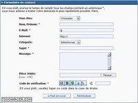 Formulaire de contact Formulaire de contact