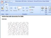 SSRS DotCode Barcode Generator SSRS DotCode Barcode Generator