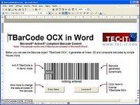 TBarCode ActiveX TBarCode ActiveX
