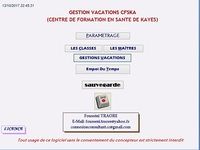 GESTION VACATION ECOLE GESTION VACATION ECOLE