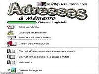Carnet d'adresses et mémento Carnet d'adresses et mémento