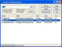 Instant File Name Search Instant File Name Search