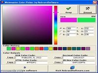 Webmaster Color Picker Webmaster Color Picker