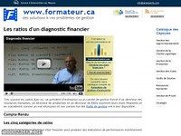 Les ratios d'un diagnostic financier Les ratios d'un diagnostic financier