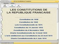 Les Constitutions de la République Française Les Constitutions de la République Française