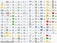 Office Style Icon Set Office Style Icon Set