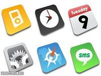 Comic iPhone Icons Comic iPhone Icons
