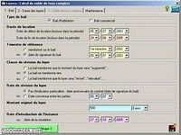 Calcul des loyers et du solde de tous comptes Calcul des loyers et du solde de tous comptes