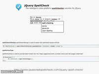 jQuery Spell Check jQuery Spell Check
