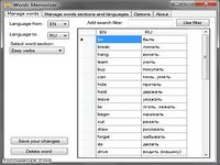 Multi-Langage Words Memorizer Multi-Langage Words Memorizer