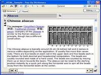 Pop-Up Dictionary Pop-Up Dictionary