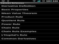 Calculus Reference Calculus Reference