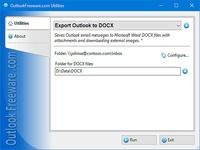 Export Outlook to DOCX Export Outlook to DOCX