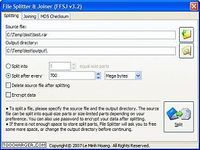 Fastest FileSplitter and Joiner Fastest FileSplitter and Joiner