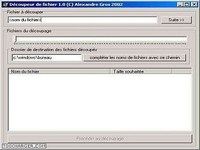 Découpeur de fichier Découpeur de fichier
