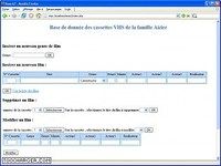 Gestion de k7 vidéos Gestion de k7 vidéos