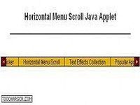 Horizontal Menu Scroll Horizontal Menu Scroll