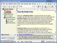 My Notes Center My Notes Center