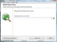 XLSX Viewer Tool XLSX Viewer Tool