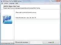 DOCX Open File Tool DOCX Open File Tool