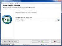 Excel Restore Toolbox Excel Restore Toolbox