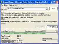 Password Recovery Engine for Excel Password Recovery Engine for Excel