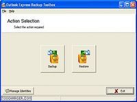 Outlook Express Backup Toolbox Outlook Express Backup Toolbox