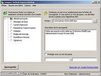 Compact Outlook Express Backup Compact Outlook Express Backup
