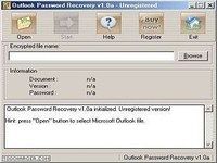 Outlook Password Recovery Outlook Password Recovery