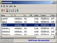 OutlookAttachView OutlookAttachView