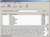 Keywords Search Tool Keywords Search Tool