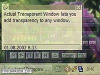 Actual Transparent Window Actual Transparent Window