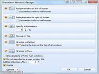 Chameleon Window Manager Lite Chameleon Window Manager Lite