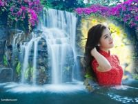 Waterfall Photo Frame Waterfall Photo Frame