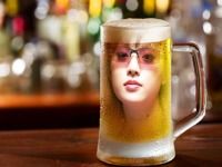 Beer Glass Photo Frame Beer Glass Photo Frame
