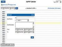 ApPHP Calendar ApPHP Calendar