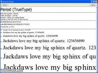 Periodic Table true type font Periodic Table true type font