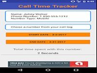 Call Time Duration Tracker Call Time Duration Tracker
