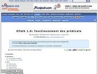 XPath 1.0: fonctionnement des prédicats XPath 1.0: fonctionnement des prédicats