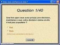 Avez-vous confiance en vous ? Avez-vous confiance en vous ?