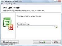 MPP Open File Tool MPP Open File Tool