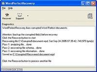 Recovery for WordPerfect Recovery for WordPerfect